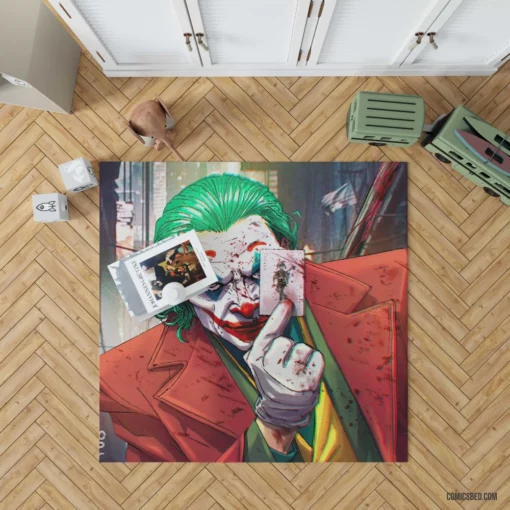 Joker DC Legendary Prankster Comic Rug