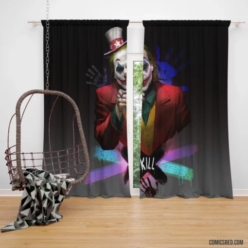 Joker DC Legendary Villain Comic Curtain