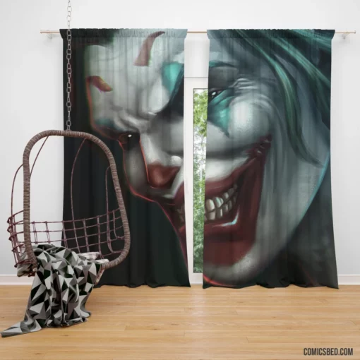 Joker DC Mirthful Comic Curtain