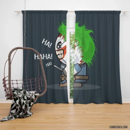 Joker DC Mischief Incarnate Comic Curtain