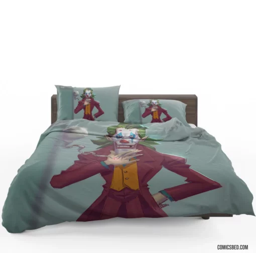 Joker DC Mischief Unleashed Comic Bedding Set