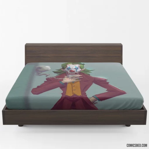 Joker DC Mischief Unleashed Comic Fitted Sheet