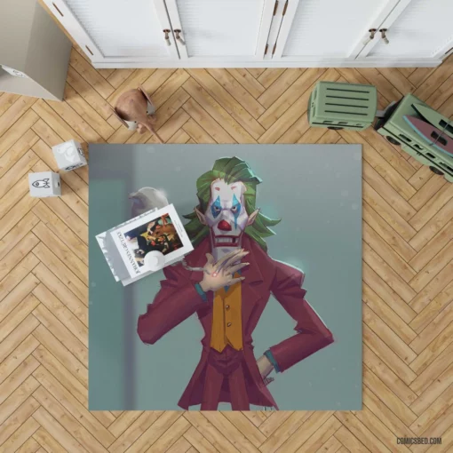 Joker DC Mischief Unleashed Comic Rug