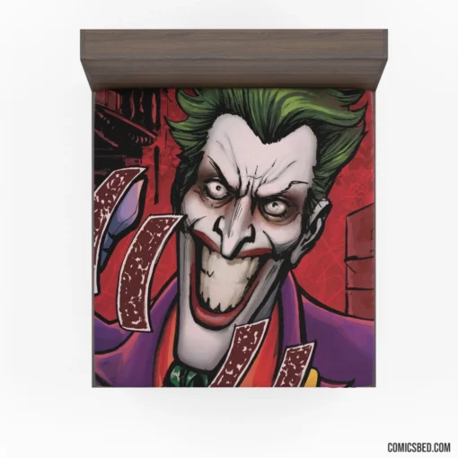 Joker DC Mischievous Villain Comic Fitted Sheet 1