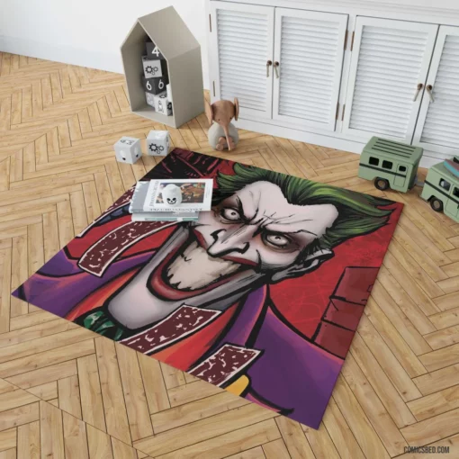 Joker DC Mischievous Villain Comic Rug 1