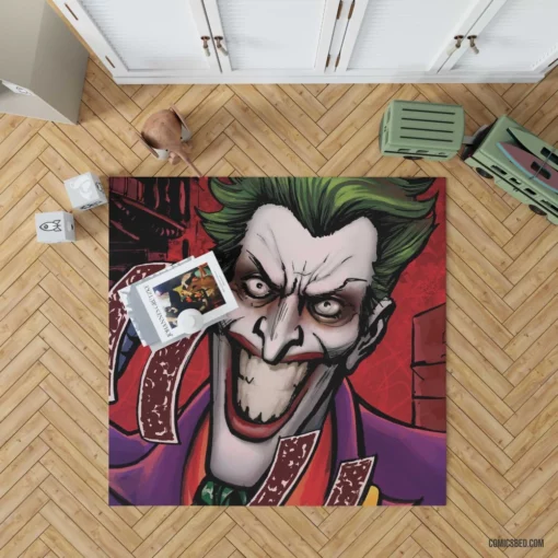 Joker DC Mischievous Villain Comic Rug