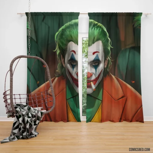 Joker DC Mysterious Joker Comic Curtain