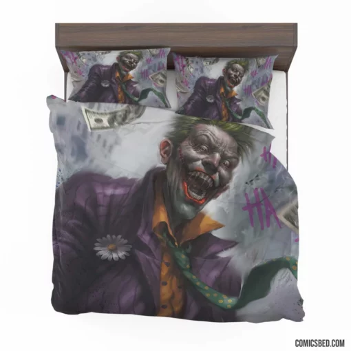 Joker DC Mysterious Malice Comic Bedding Set 1