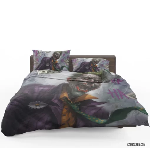 Joker DC Mysterious Malice Comic Bedding Set