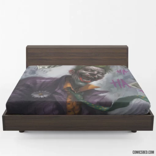 Joker DC Mysterious Malice Comic Fitted Sheet