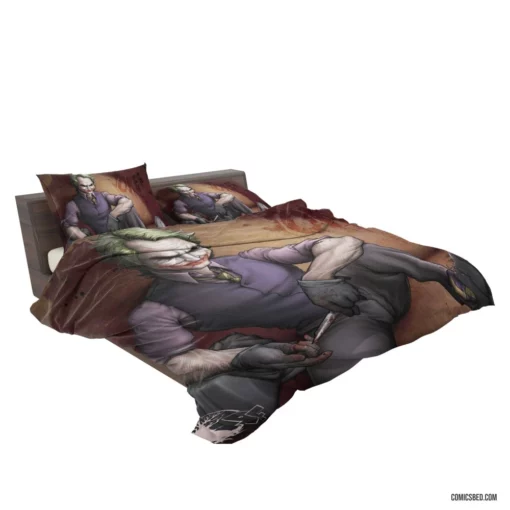 Joker DC Mysterious Mastermind Comic Bedding Set 2