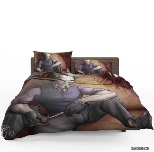 Joker DC Mysterious Mastermind Comic Bedding Set