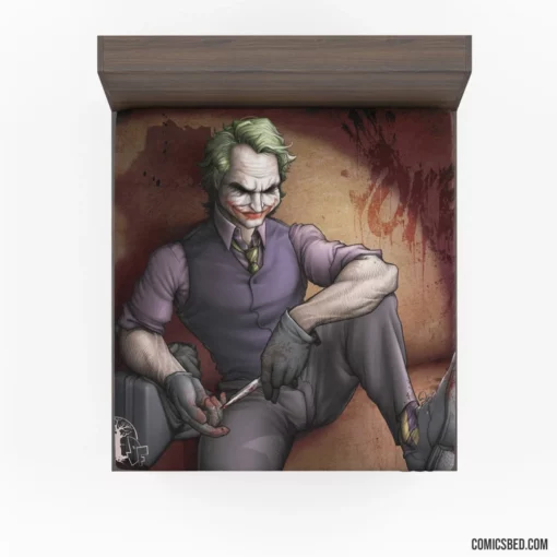 Joker DC Mysterious Mastermind Comic Fitted Sheet 1