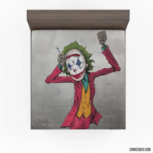 Joker DC Mysterious Persona Comic Fitted Sheet 1