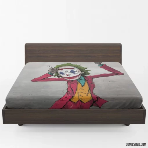 Joker DC Mysterious Persona Comic Fitted Sheet