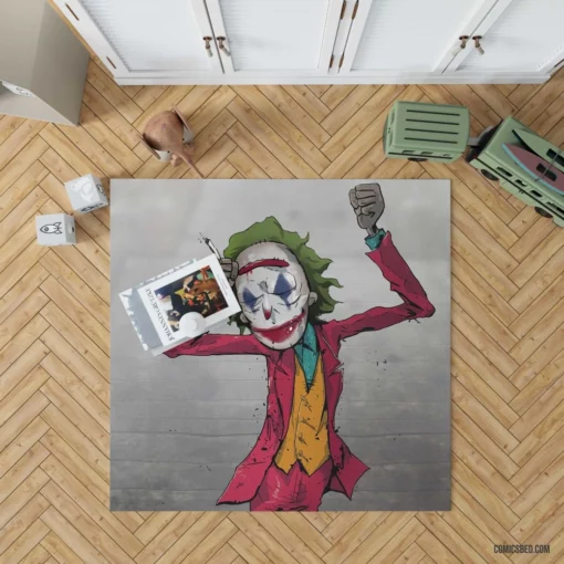 Joker DC Mysterious Persona Comic Rug