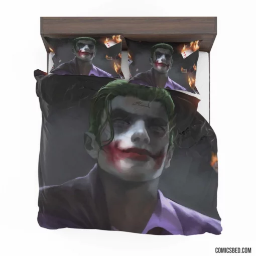 Joker DC Playful Enigma Comic Bedding Set 1