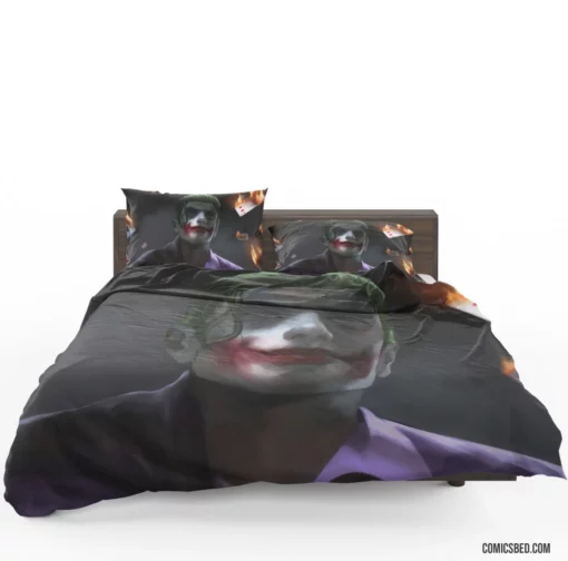 Joker DC Playful Enigma Comic Bedding Set