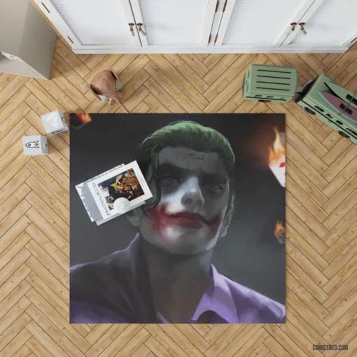 Joker DC Playful Enigma Comic Rug