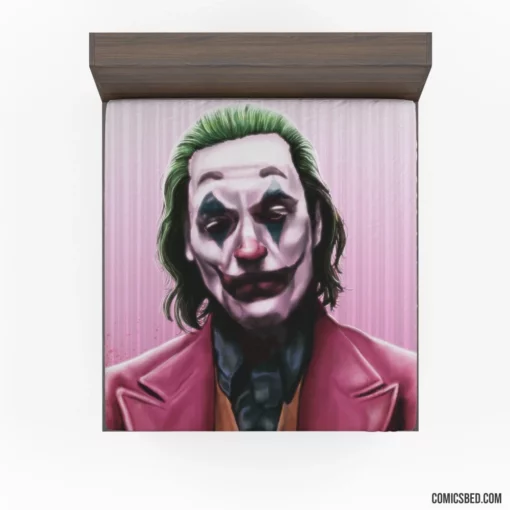 Joker DC Puzzling Trickster Comic Fitted Sheet 1