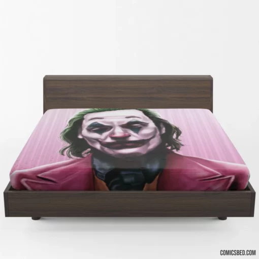 Joker DC Puzzling Trickster Comic Fitted Sheet