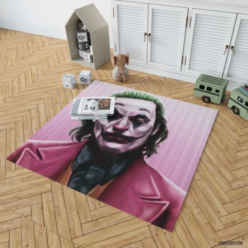 Joker DC Puzzling Trickster Comic Rug 1