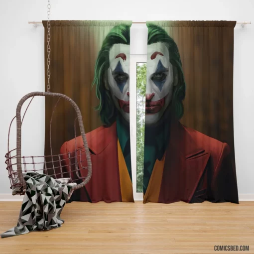 Joker DC Trickster of Chaos Comic Curtain