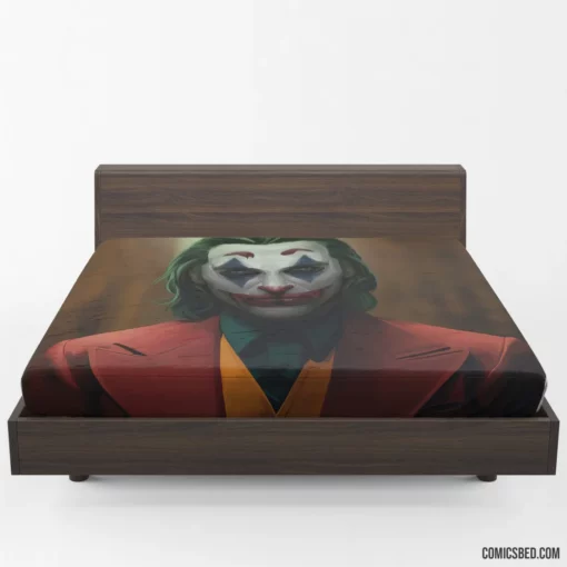 Joker DC Trickster of Chaos Comic Fitted Sheet