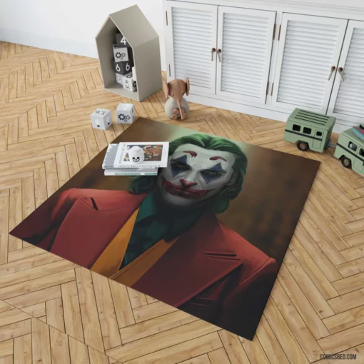 Joker DC Trickster of Chaos Comic Rug 1