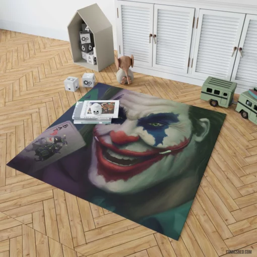 Joker DC Unfathomable Mystery Comic Rug 1