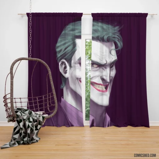 Joker DC Unforeseen Opponent Comic Curtain