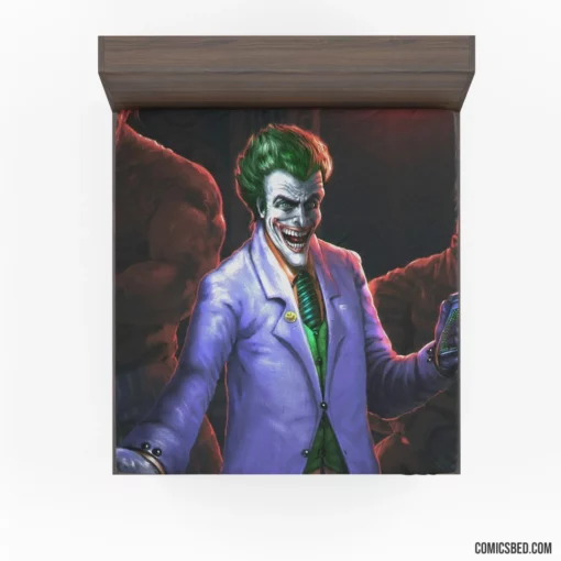 Joker DC Unpredictable Adversary Comic Fitted Sheet 1