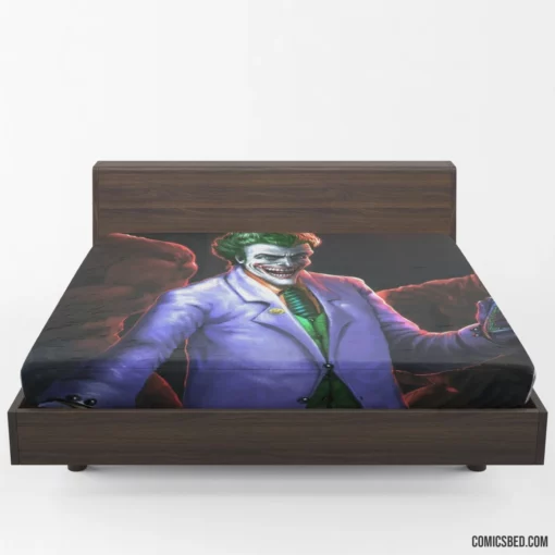 Joker DC Unpredictable Adversary Comic Fitted Sheet