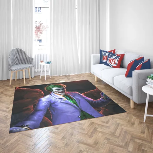 Joker DC Unpredictable Adversary Comic Rug 2