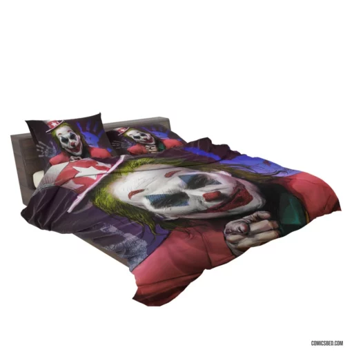 Joker DC Unpredictable Jest Comic Bedding Set 2