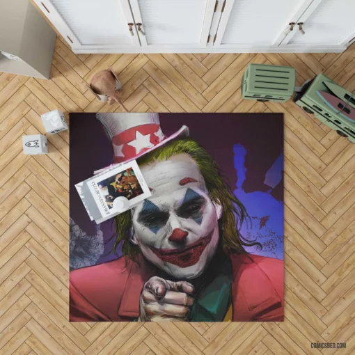 Joker DC Unpredictable Jest Comic Rug