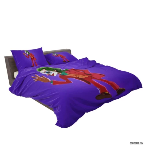 Joker DC Unpredictable Laughter Comic Bedding Set 2