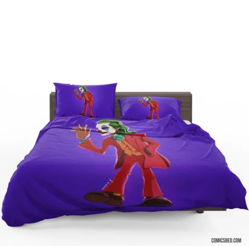 Joker DC Unpredictable Laughter Comic Bedding Set