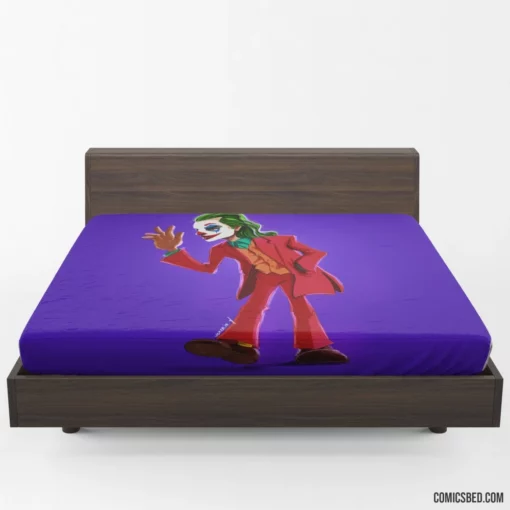 Joker DC Unpredictable Laughter Comic Fitted Sheet