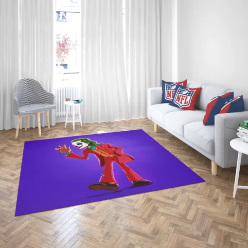 Joker DC Unpredictable Laughter Comic Rug 2