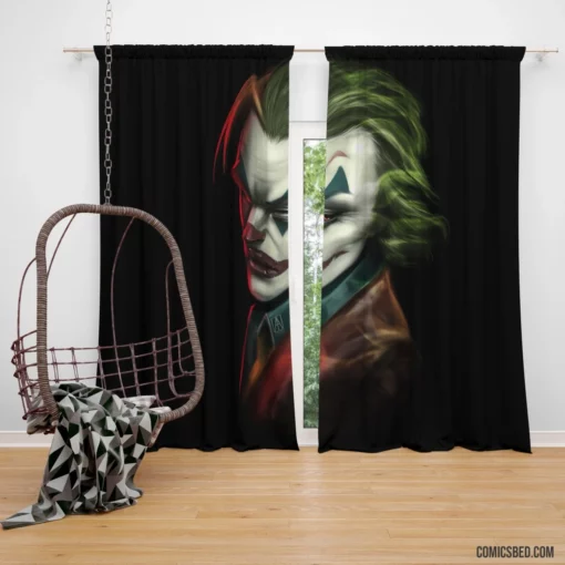 Joker DC Unpredictable Opponent Comic Curtain