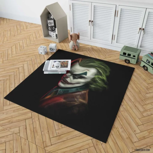 Joker DC Unpredictable Opponent Comic Rug 1