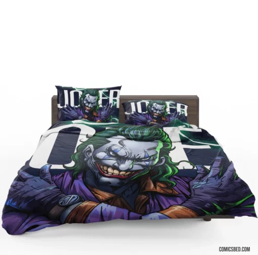 Joker DC Unpredictable Puzzle Comic Bedding Set