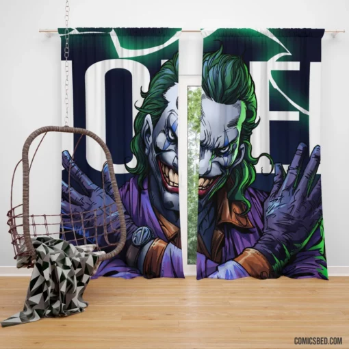 Joker DC Unpredictable Puzzle Comic Curtain