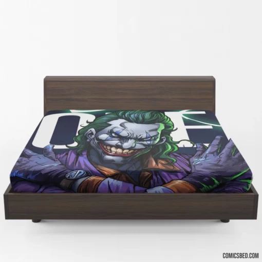 Joker DC Unpredictable Puzzle Comic Fitted Sheet