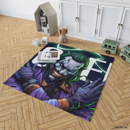 Joker DC Unpredictable Puzzle Comic Rug 1