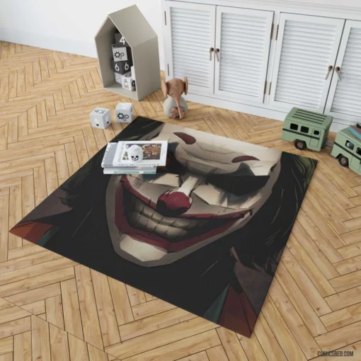 Joker DC Unraveled Mystery Comic Rug 1