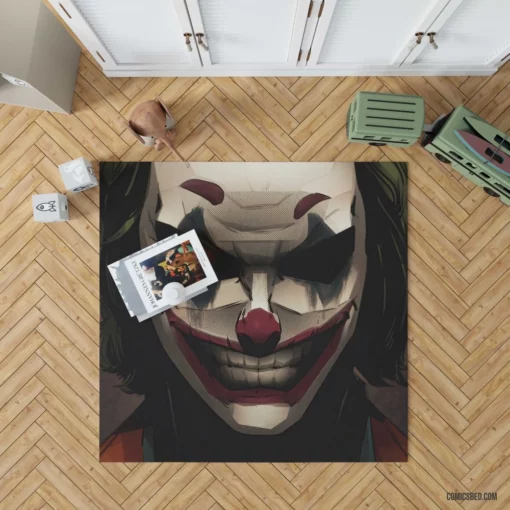 Joker DC Unraveled Mystery Comic Rug