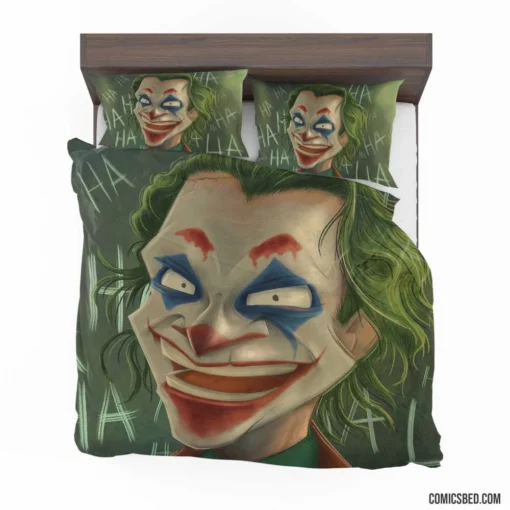 Joker DC Villainous Enigma Comic Bedding Set 1