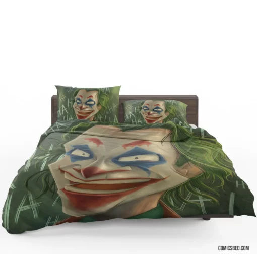 Joker DC Villainous Enigma Comic Bedding Set